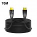 DTECH HDMI 2 0 Version Fiber Optical Line 4K 60Hz Large Screen TV Engineering Wiring  Length  70m